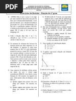 Revisão - Função Afim