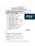 Ejercicio de Contabilidad de Segundo Curso.