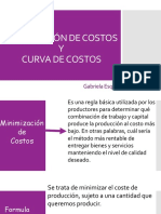 MINIMIZACIÓN DE COSTOS y CURVA DE COSTOS