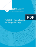 Pr9789 - Specification For Auger Boring