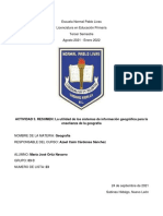 Actividad 3. LA UTILIDAD DE LOS SISTEMAS DE INFORMACIÓN GEOGRÁFICA PARA LA ENSEÑANZA DE LA GEOGRAFÍA