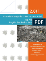 Plan Manejo Microcuenca Alto Naranjo