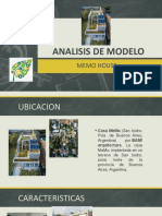 Analisis de Modelo Memo House