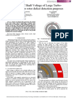 Analysis of Shaft Voltage of Large Turbo