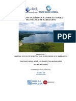 Produto 07 Manual de Politicas e Praticas de Seguranca de Barragens Manual para A Ana e Entidades Fiscalizadoras