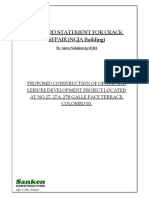 Method Statement For Crack Repairing