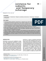 Surgical Assistance For Rapid Orthodontic Treatment and Temporary Skeletal Anchorage - 2014 - Oral and Maxillofacial Surgery Clinics of North America