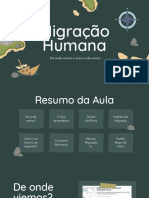 Apresentação Migração Humana