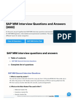 SAP MM Interview Questions and Answers (2022) - Adaface