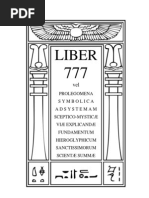 Liber 777 Espanol