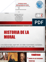 GRUPO 6, Carácter Histórico de La Moral Hasta Nuestra Actualidad