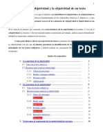 Objetividad y Subjetividad de Un Texto 2019 2020 1