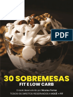 30 Sobremessas Fitness e Low Carb