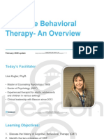 An Overview of Cognitive Behavioral Therapy Webinar Slides