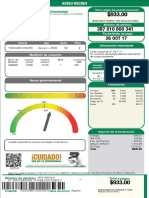 Ejemplo de Recibo CFE