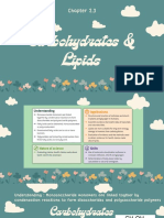 Chapter 2.3 Carbohyrates & Lipids