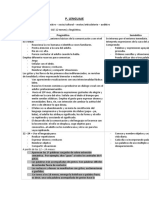 Cuadro Comparativo - Etapas Lenguaje