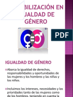 Sensibilización en Igualdad de Género