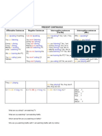 Present Continuous - Group 25