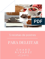 Recetario de Postres para Deleitar