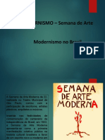 Modernismo Semana de Arte Moderna No Brasil