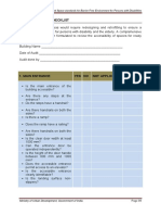 Harmonised Guidelines 2016 Checkliist