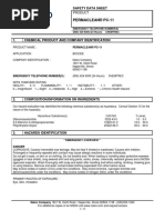 MSDS Permaclean - PC - 11