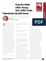 What Reporting Portable XRF or Any Other Assay Results To 2012 JORC Code Standards Should Mean 124558