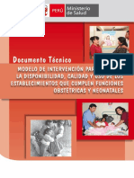 Documento Técnico Modelo de Intervención