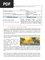 Ficha 04 Comprensión Lectora La Contaminación Es Un Problema para El Planeta.