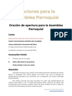 1.1 ANEXO Oraciones para La Asamblea Parroquial