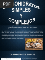 Carbohidratos Simples y Complejos