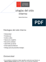 Patologías Oído Interno