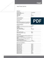 MCB Hager MU120A Datasheet