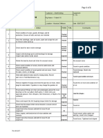 MAINTENANCE CHECKLIST Centrifuge CD 518 FH CF-1