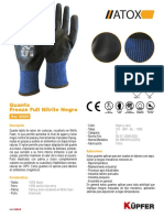 Ficha Proveedor Guante Atox Freeze Full Nitrile Negro w2003 61582