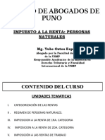 Sesión 10 - Impuesto A La Renta de Personas Naturales