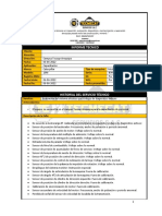 Informe de Evaluacion 16M Tecsup