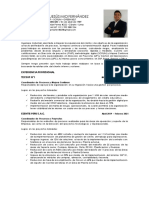 CV Pedro Jesús Mio Fernández