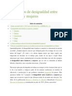 5 Ejemplos de Desigualdad Entre Hombres y Mujeres