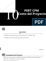 Semana 10 PERT y CPM - Costos