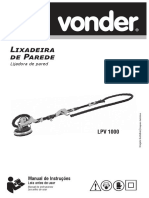 Manual de Instrução Lixadeira Vonder