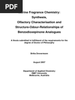 Marine Fragrance Chemistry: Synthesis, Olfactory Characterisation and Structure-Odour-Relationships of Benzodioxepinone Analogues