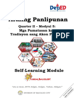 Araling Panlipunan: Self-Learning Module