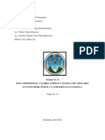 TEMA No. 31 AUDITORIA ETICA PROFESIONAL, VALORES, NORMAS Y LEGISLACION APLICABLE GRUPO X