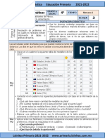 Marzo - 4to Grado Matemáticas (2021-2022)