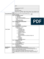 Water Treatment Outline