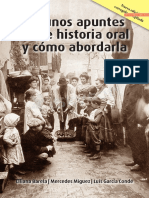 BARELA Algunos Apuntes Sobre Historia Oral - SELECCION