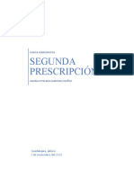 Segunda Prescripcion