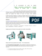 Proceso de Elaboracion Aceite de Algodon